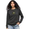 Pro Standard Women’s College Classic Icon Fleece Crewneck Sweatshirt(Black)