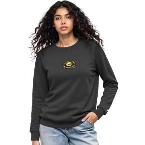 Pro Standard Women’s College Classic Icon Fleece Crewneck Sweatshirt(Black)