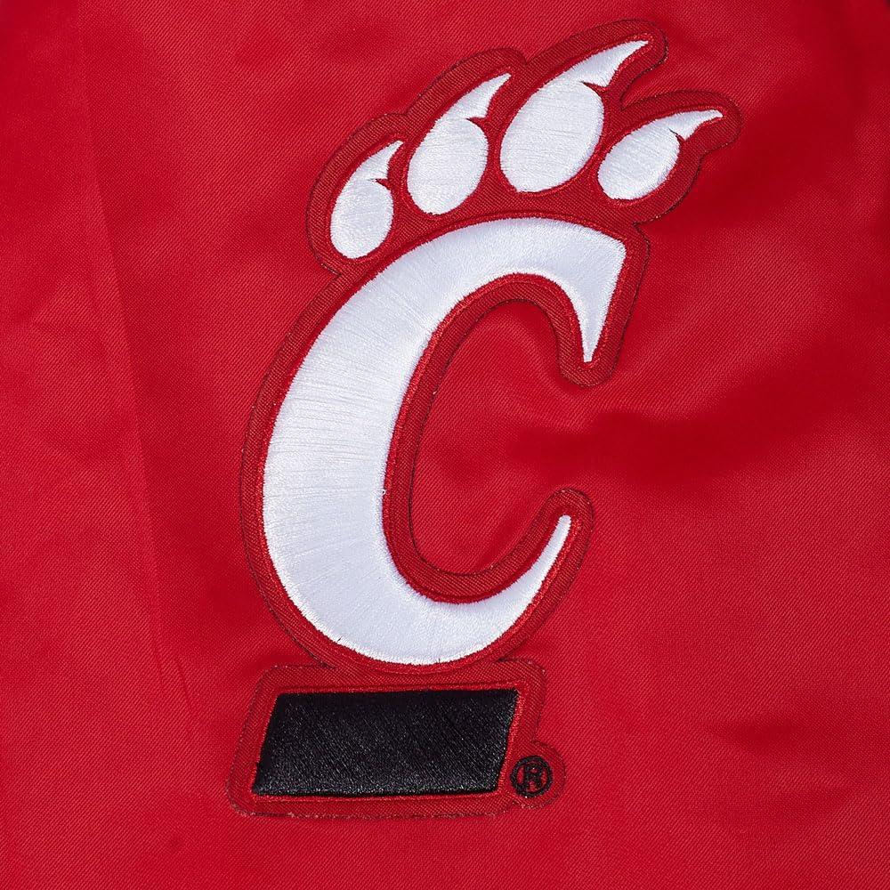 imagePro Standard NCAA mens Mens College Classic Chenille Satin JacketRed