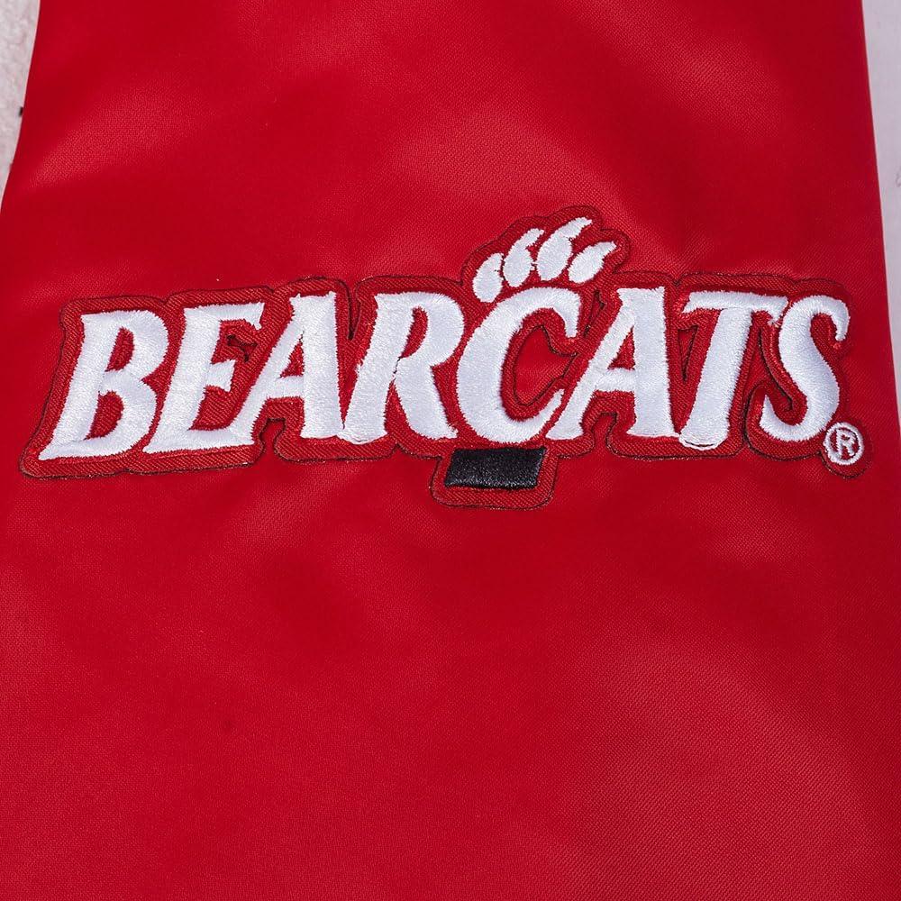 imagePro Standard NCAA mens Mens College Classic Chenille Satin JacketRed