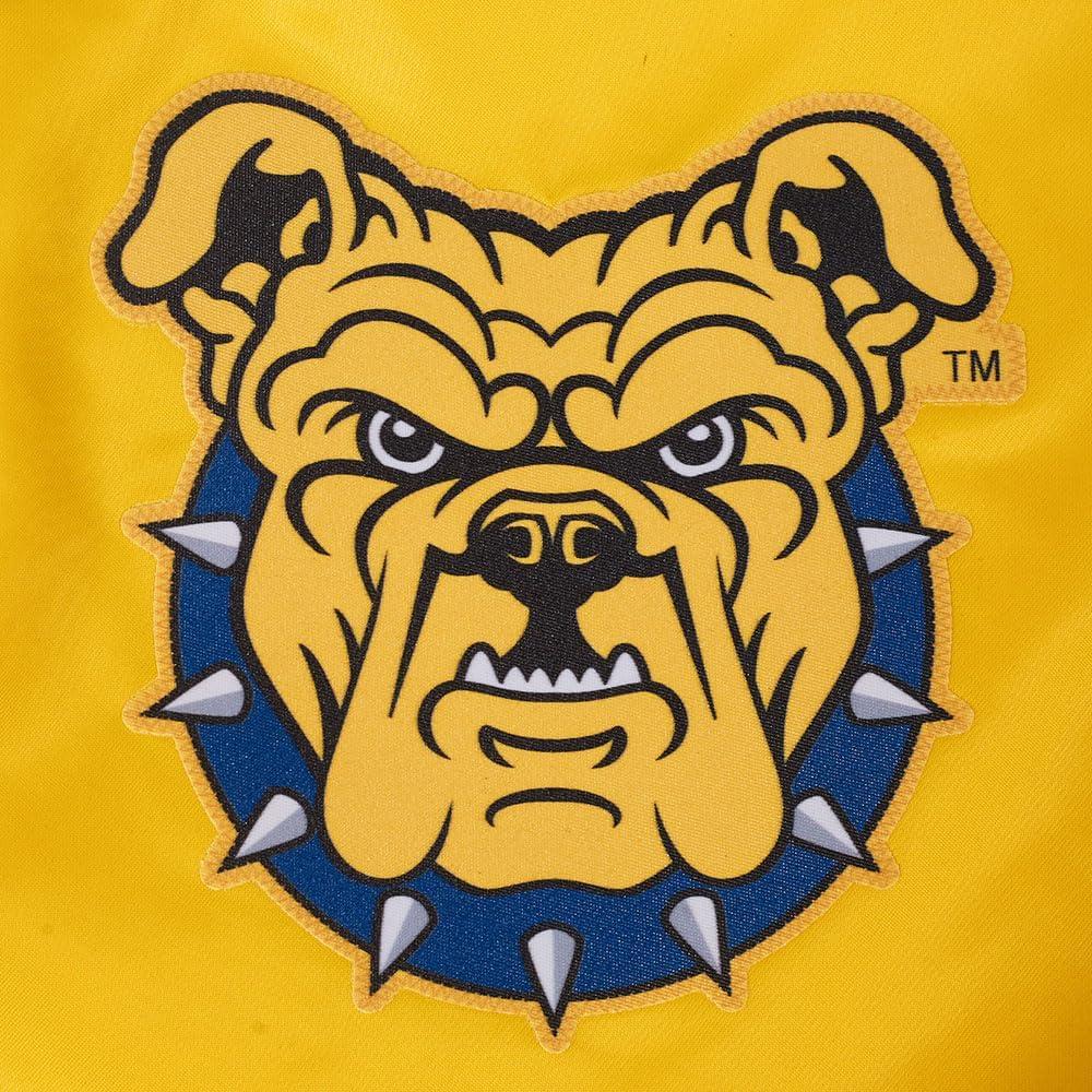 imagePro Standard NCAA mens Mens College Classic Chenille Satin JacketYellow