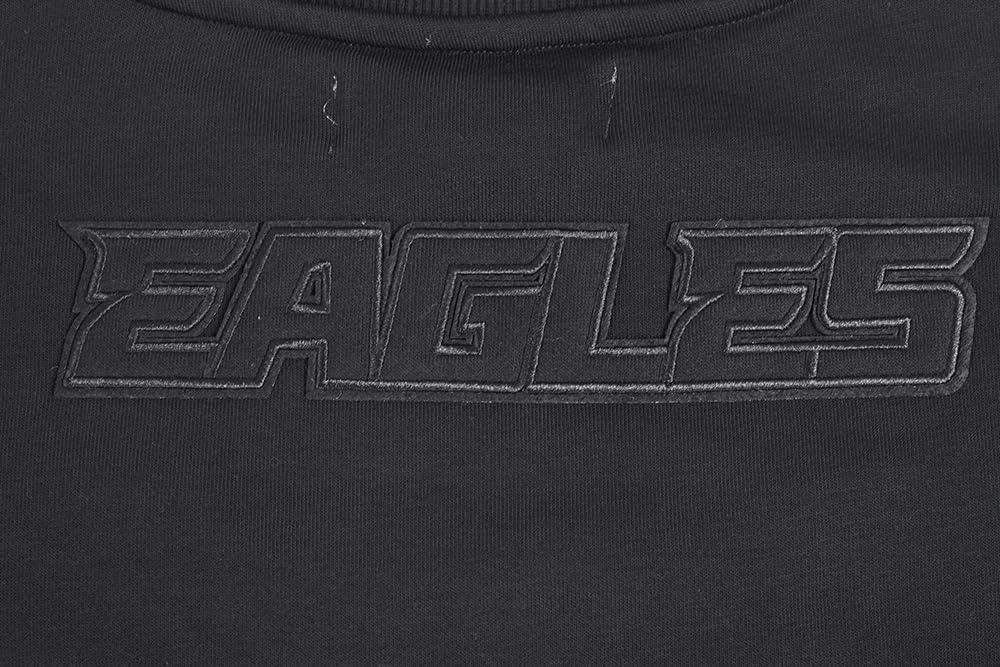 imagePro Standard Womens NFL Philadelphia Eagles Neutral Crewneck Sweatshirt Black XL