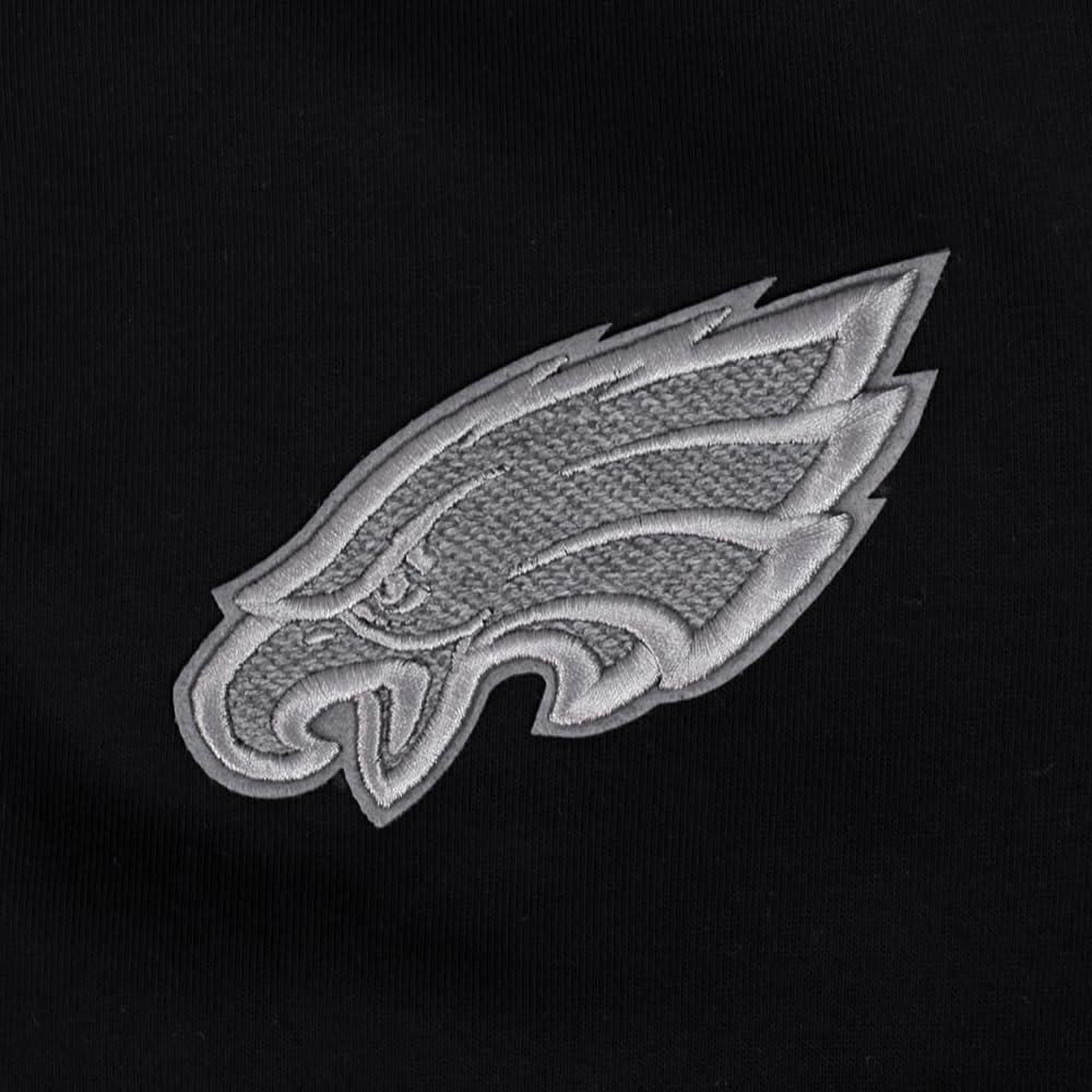 imagePro Standard Womens NFL Reverse French Terry Fleece Cropped Full Zip HoodieBlack