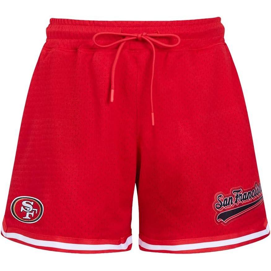 imagePro Standard Womens NFL Script Tail Mesh ShortRed