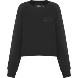 Pro Standard Womens NFL Philadelphia Eagles Neutral Crewneck Sweatshirt Black XL