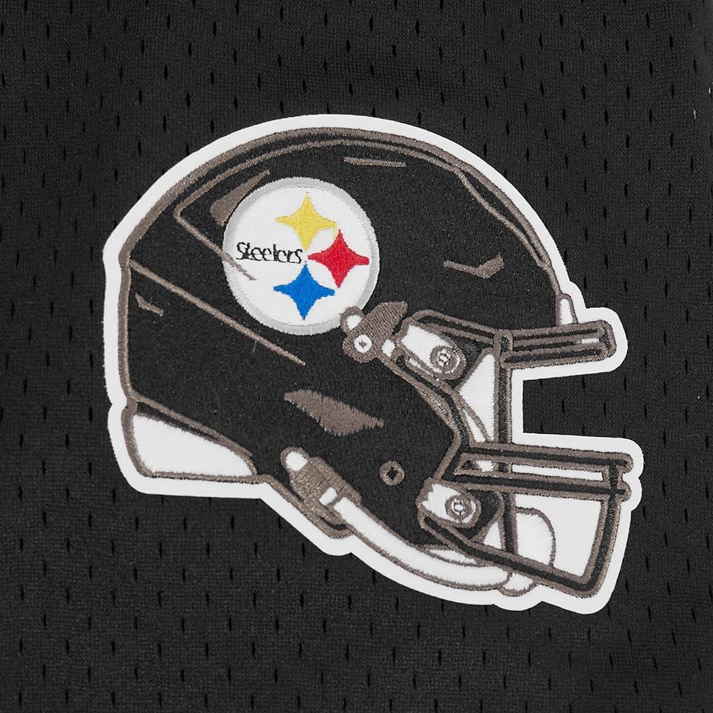 imagePro Standard Mens NFL Mesh Button Down TopBlackYellow