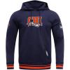 Pro Standard Mens NFL Team Pennants Brushed Back French Terry Pull Over Hoodie(Blue)