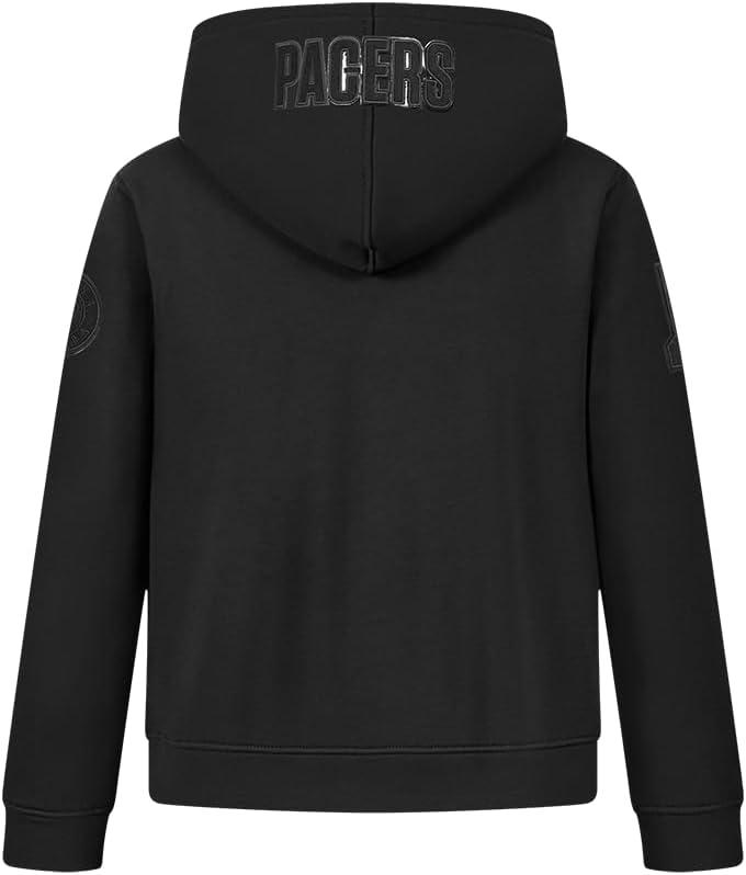 imagePro Standard Big Boys NBA Classic Triple Black Fleece Full Zip HoodieBlack
