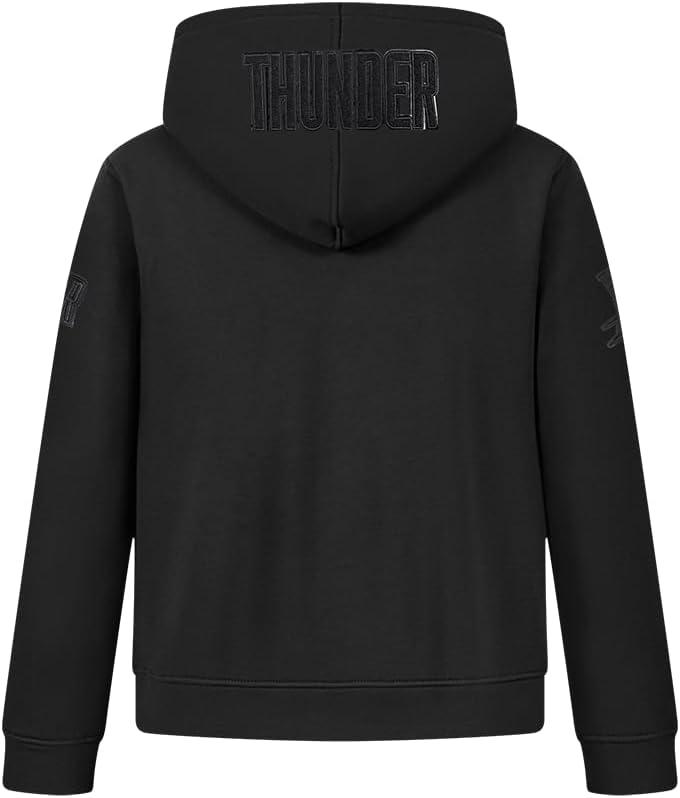 imagePro Standard Big Boys NBA Classic Triple Black Fleece Full Zip HoodieBlack
