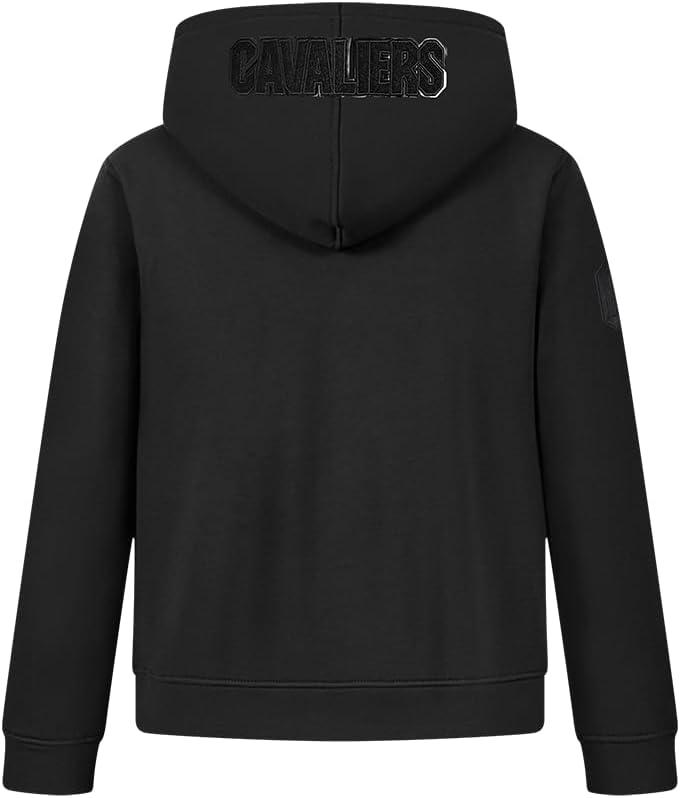 imagePro Standard Big Boys NBA Classic Triple Black Fleece Full Zip HoodieBlack