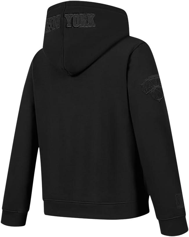 imagePro Standard Big Boys NBA Classic Triple Black Fleece Full Zip HoodieBlack