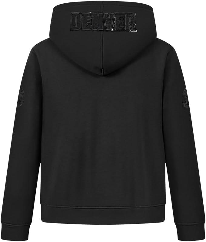 imagePro Standard Big Boys NBA Classic Triple Black Fleece Full Zip HoodieBlack