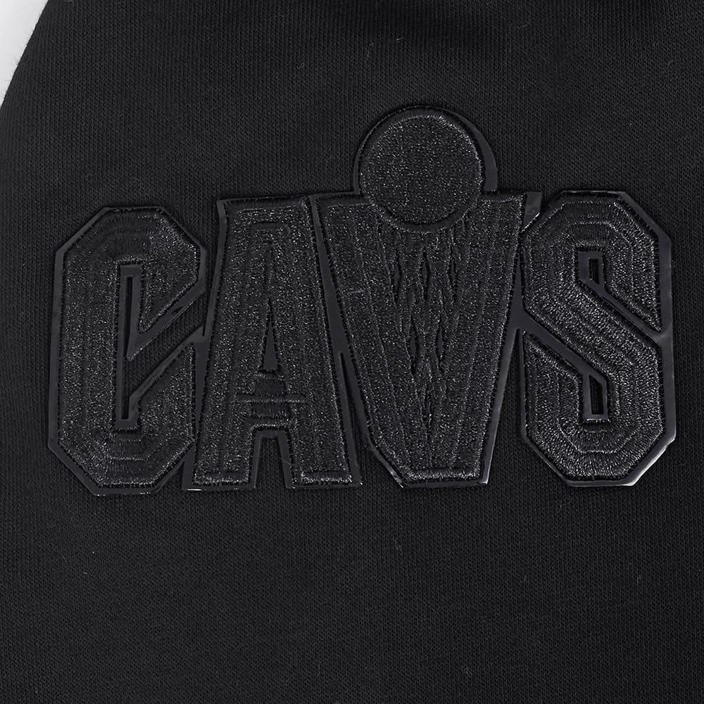 imagePro Standard Big Boys NBA Classic Triple Black Fleece Full Zip HoodieBlack