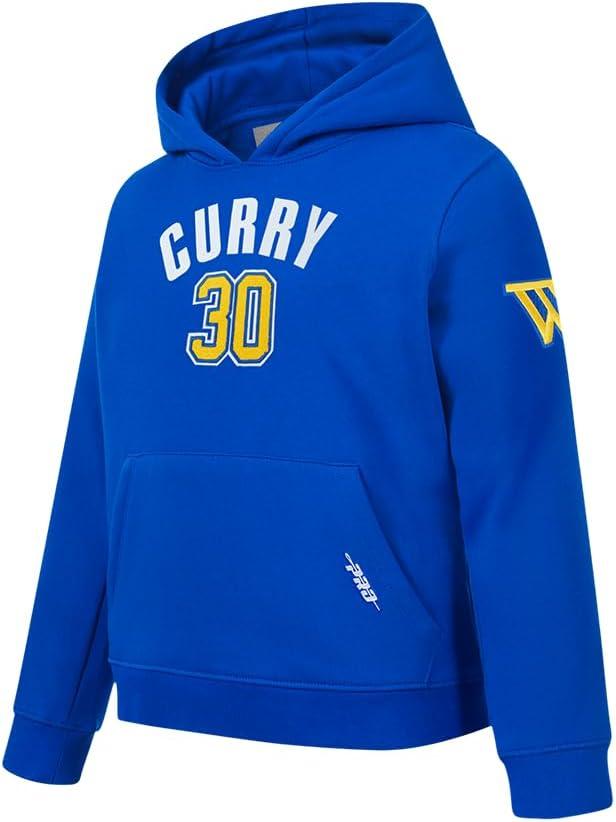 imagePro Standard Big Boys NBA Golden State Warriors Stephen Curry 30 Classic Player Pull Over Hoodie Royal Blue L