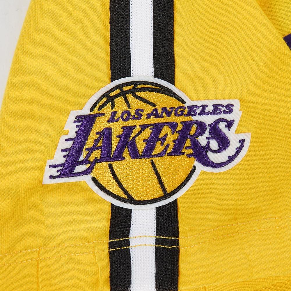 imagePro Standard Big Boys NBA Los Angeles Lakers Luka Doncic 77 Classic Player Short Sleeve Taping Tee YellowBlack S