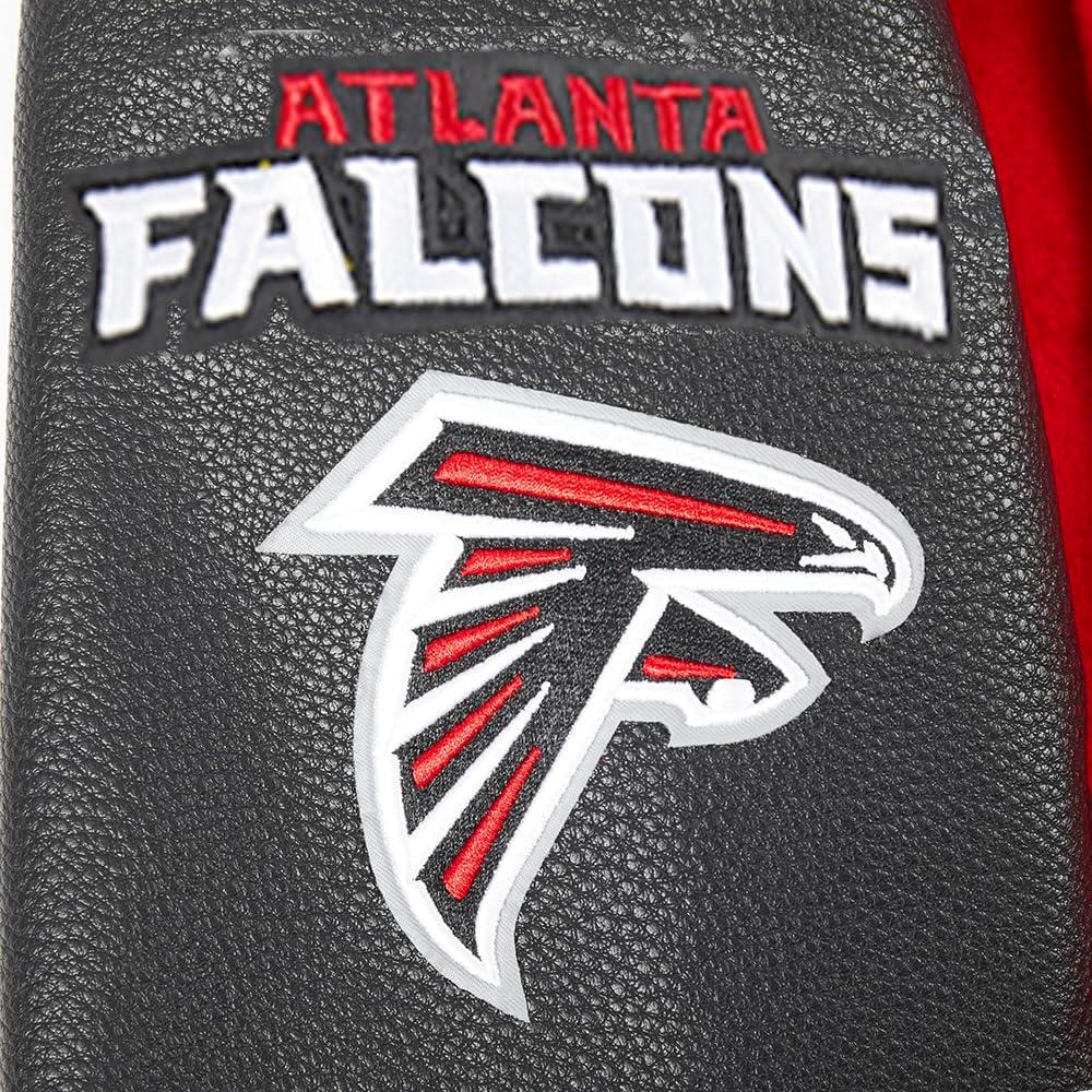 imagePro Standard Big Boys NFL Atlanta Falcons Classic Chenille Varsity Jacket RedBlack L
