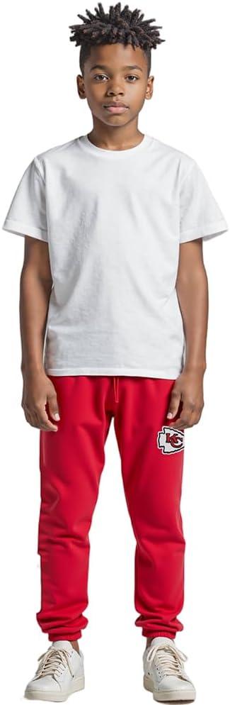 imagePro Standard Big Boys NFL Classic Chenille SweatpantRed