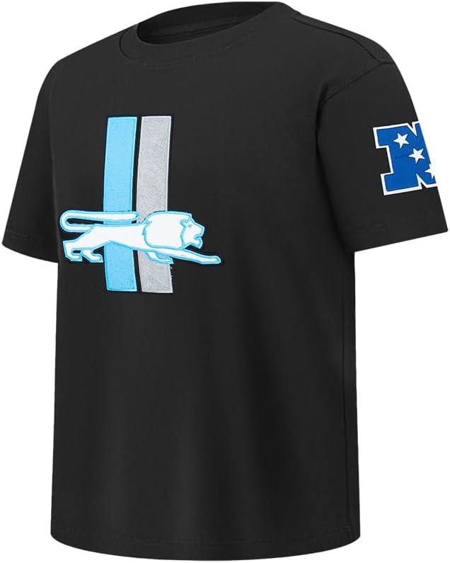 imagePro Standard Big Boys NFL Detroit Lions Retro Classics Short Sleeve Tee Black S
