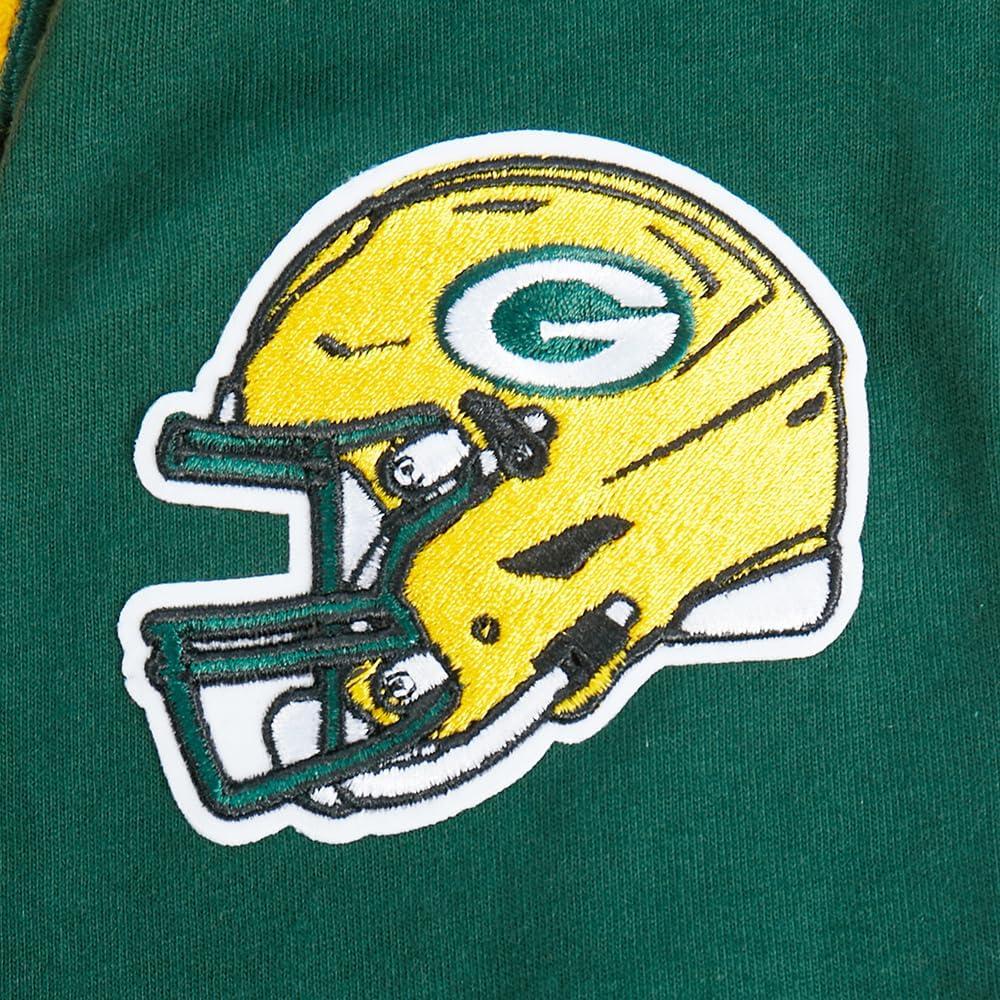 imagePro Standard Big Boys NFL Green Bay Packers Classic Chenille Short Sleeve Tee Forest Green S