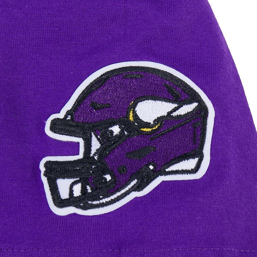 imagePro Standard Big Boys NFL Minnesota Vikings Classic Chenille Short Sleeve Tee Purple S