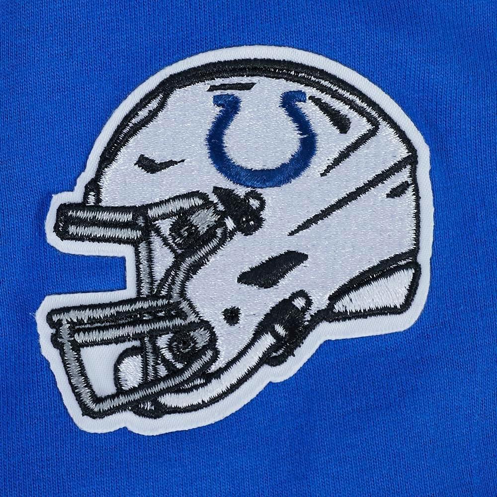 imagePro Standard Little Boys NFL Indianapolis Colts Classic Chenille Short Sleeve Tee Royal Blue