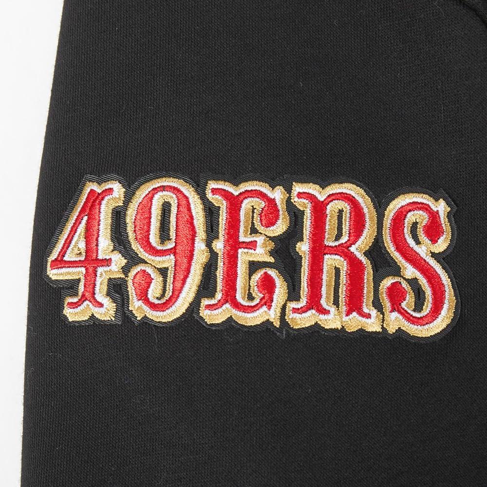imagePro Standard Little Boys NFL San Francisco 49Ers Classic Chenille Full Zip Hoodie Black