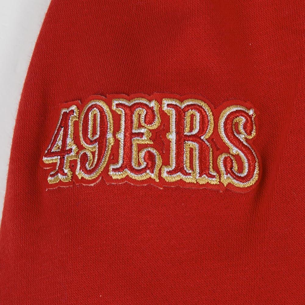 imagePro Standard Little Boys NFL San Francisco 49Ers Classic Chenille Full Zip Hoodie Red