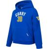 Pro Standard Big Boys NBA Golden State Warriors Stephen Curry #30 Classic Player Pull Over Hoodie Royal Blue S