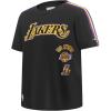 Pro Standard Big Boys NBA Los Angeles Lakers Retro Classics Short Sleeve Taping Tee Black/Purple L