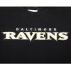Pro Standard Big Boys NFL Baltimore Ravens Classic Chenille Short Sleeve Tee Black M