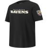 Pro Standard Big Boys NFL Baltimore Ravens Classic Chenille Short Sleeve Tee Black M