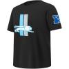 Pro Standard Big Boys NFL Detroit Lions Retro Classics Short Sleeve Tee Black S