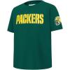 Pro Standard Big Boys NFL Green Bay Packers Classic Chenille Short Sleeve Tee Forest Green L
