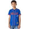 Pro Standard Big Boys NFL Buffalo Bills Mesh Button Down Mesh Top Royal Blue/Red M