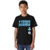Pro Standard Big Boys NFL Detroit Lions Retro Classics Taping Tee Black M