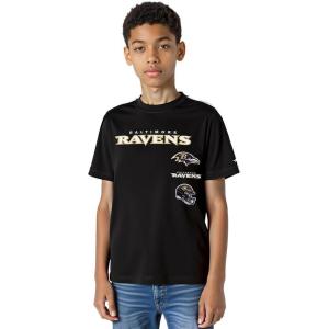 Pro Standard Big Boys NFL Baltimore Ravens Retro Classics Taping Tee Black S