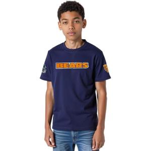 Pro Standard Big Boys NFL Chicago Bears Classic Chenille Short Sleeve Tee Midnight Navy M