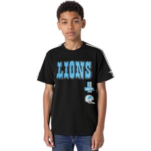 Pro Standard Big Boys NFL Detroit Lions Retro Classics Taping Tee Black M