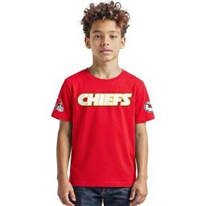 Pro Standard Big Boys NFL Kansas City Chiefs Classic Chenille Short Sleeve Tee Red S