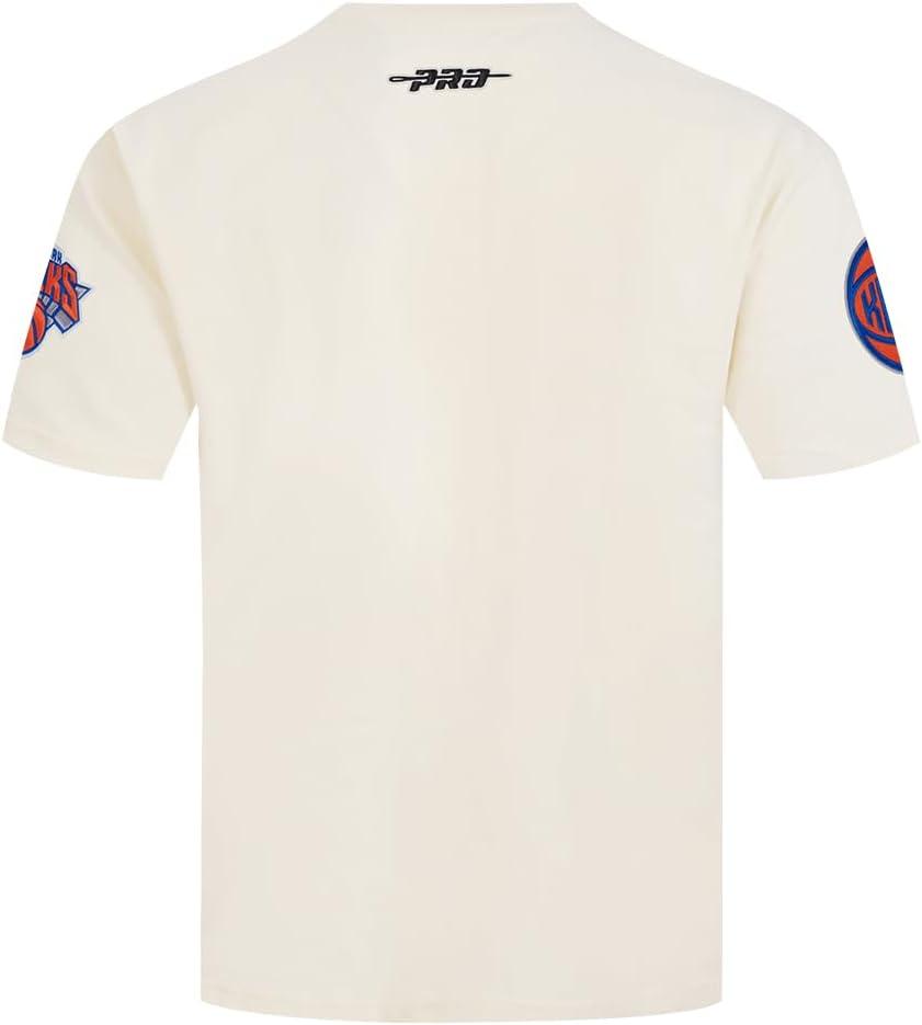 imagePro Standard Mens NBA New York Knicks Classic Player Short Sleeve Taping TeeEggshellRoyal Blue