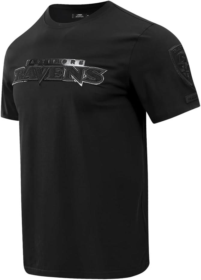 imagePro Standard Mens NFL Classic Triple Black Short Sleeve TeeTriple Black