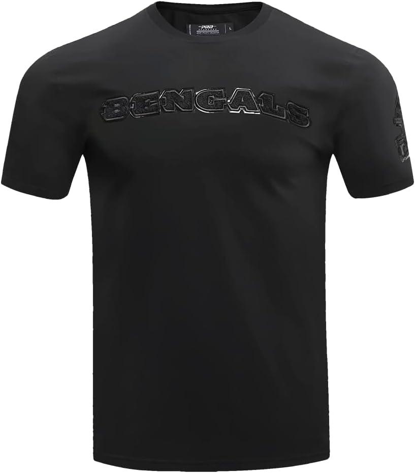imagePro Standard Mens NFL Classic Triple Black Short Sleeve TeeTriple Black