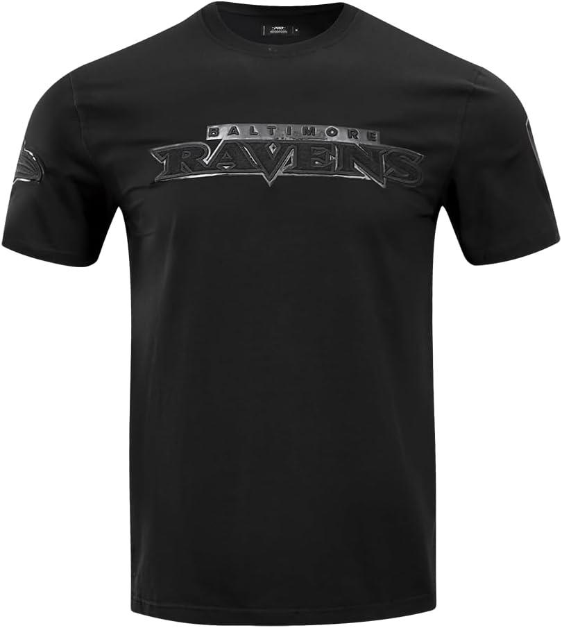 imagePro Standard Mens NFL Classic Triple Black Short Sleeve TeeTriple Black