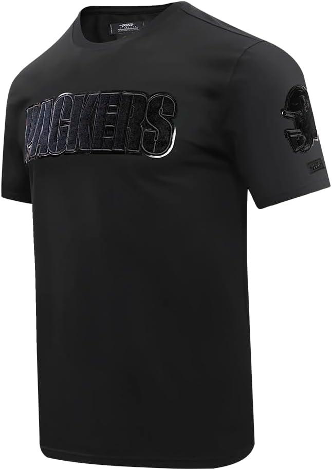 imagePro Standard Mens NFL Classic Triple Black Short Sleeve TeeTriple Black