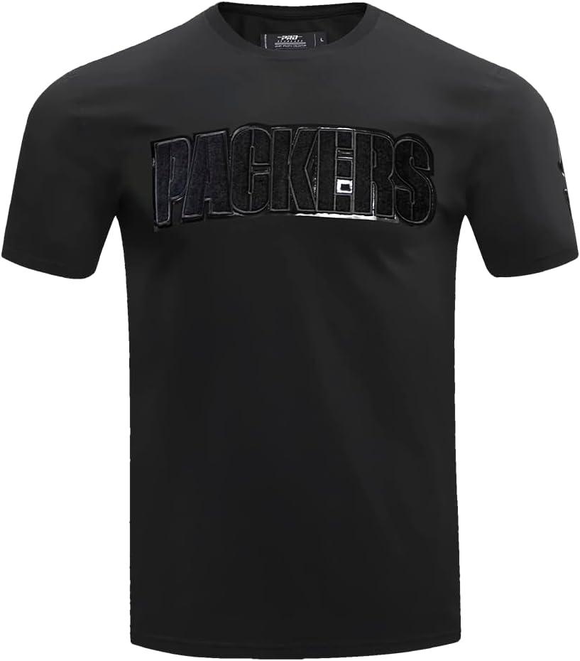 imagePro Standard Mens NFL Classic Triple Black Short Sleeve TeeTriple Black