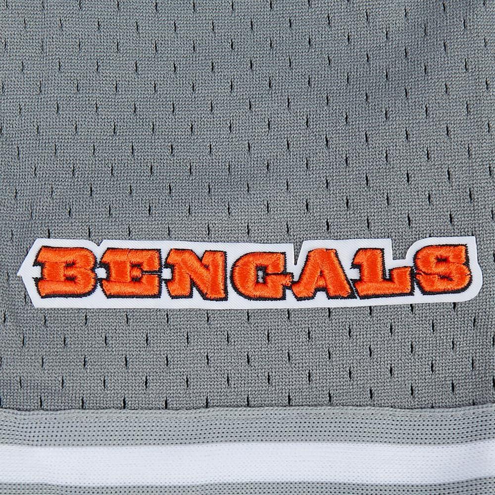 imagePro Standard Mens NFL Script Tail Button Down Mesh TopGray