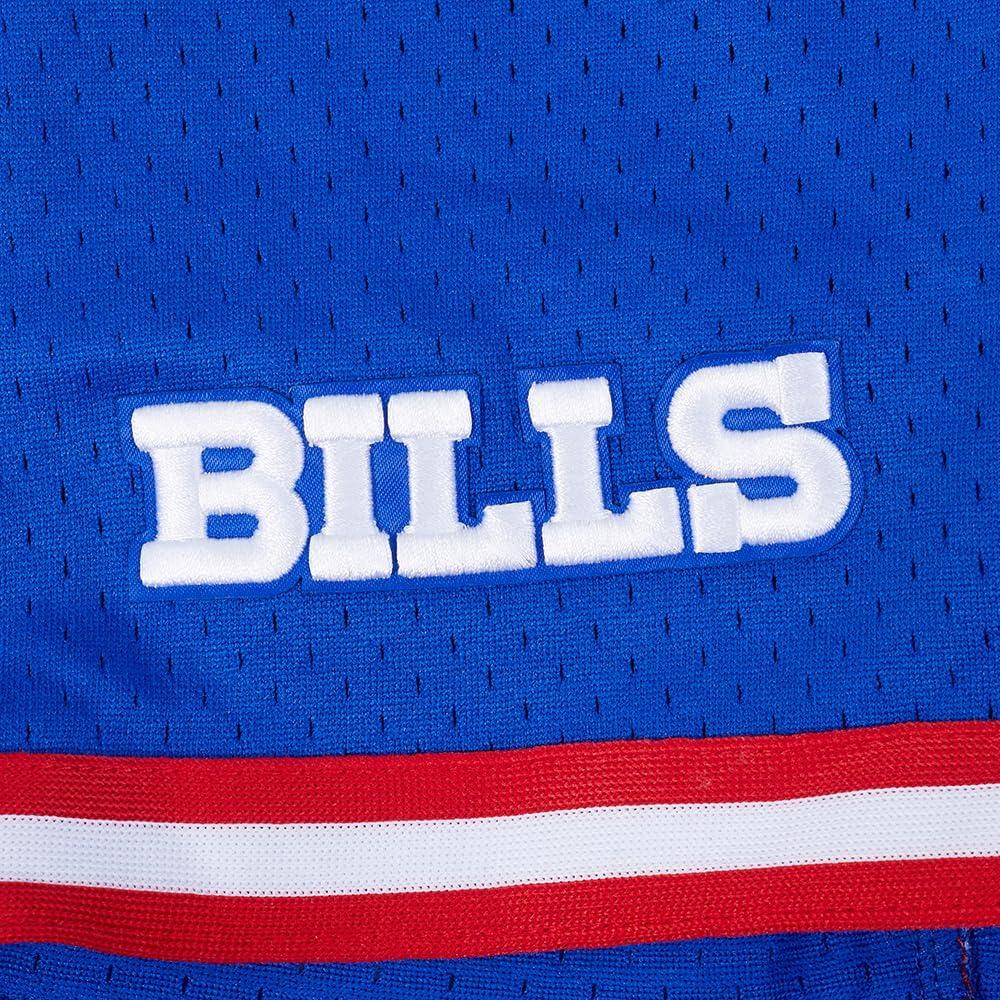 imagePro Standard Mens NFL Script Tail Button Down Mesh TopRoyal BlueRed