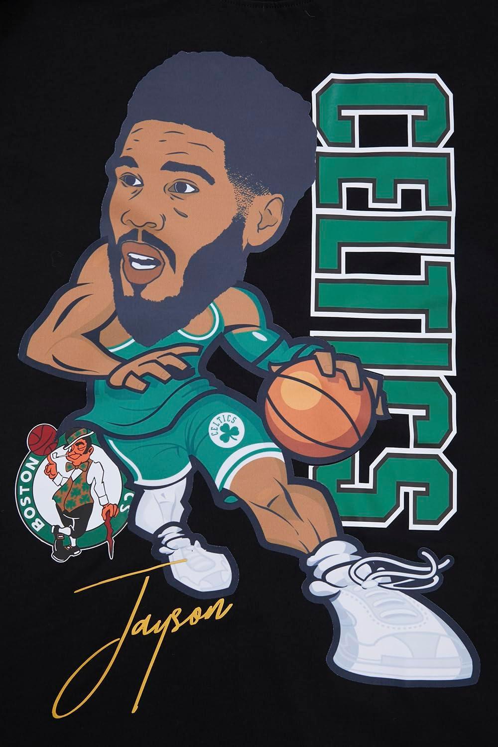 imagePro Standard NBA Mens Mens NBA Boston Celtics Remix Avatar Cotton Short Sleeve TeeBlack