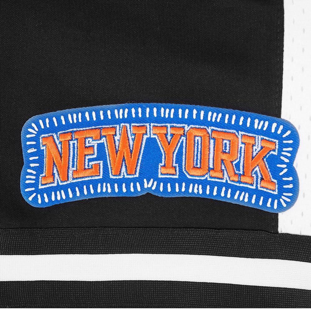 imagePro Standard NBA Mens Mens NBA DIY Pick Stitch Cotton Double Knit Athletic ShortBlack