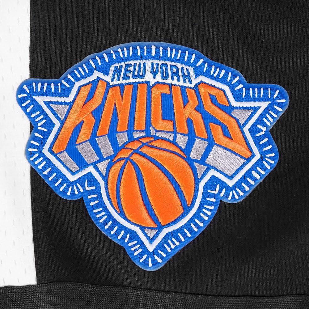 imagePro Standard NBA Mens Mens NBA DIY Pick Stitch Cotton Double Knit Athletic ShortBlack